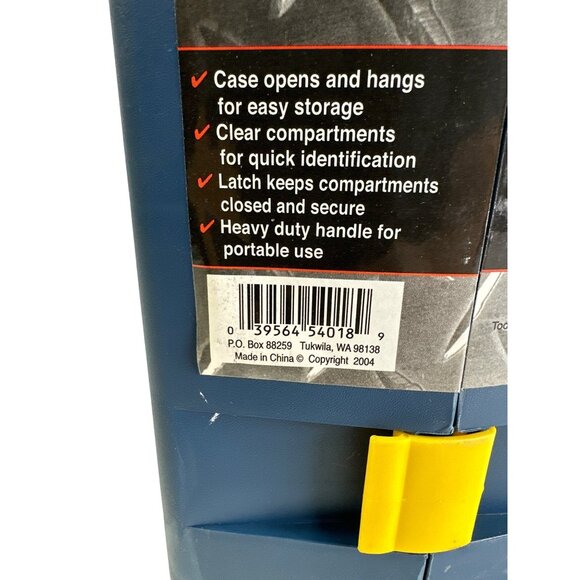 Performance Tool 30 Compartment Clear Portable Organizer With Handle - Picture 3 of 7